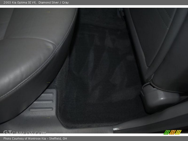 Diamond Silver / Gray 2003 Kia Optima SE V6