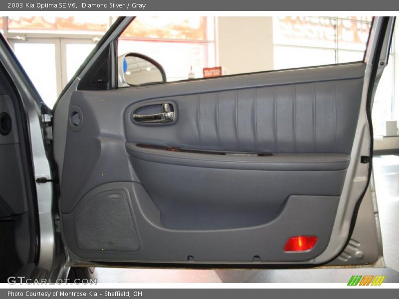 Diamond Silver / Gray 2003 Kia Optima SE V6