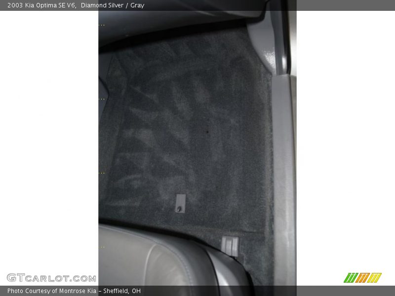 Diamond Silver / Gray 2003 Kia Optima SE V6