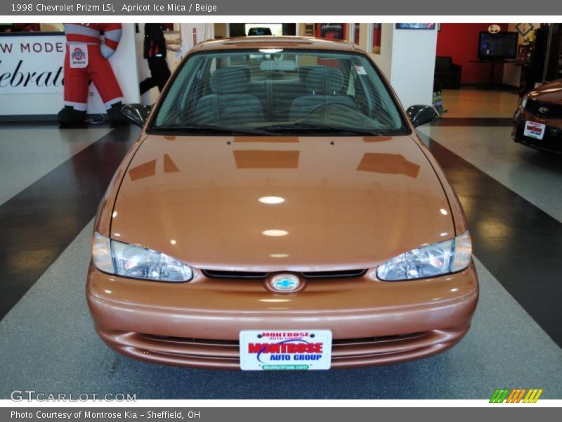 Apricot Ice Mica / Beige 1998 Chevrolet Prizm LSi
