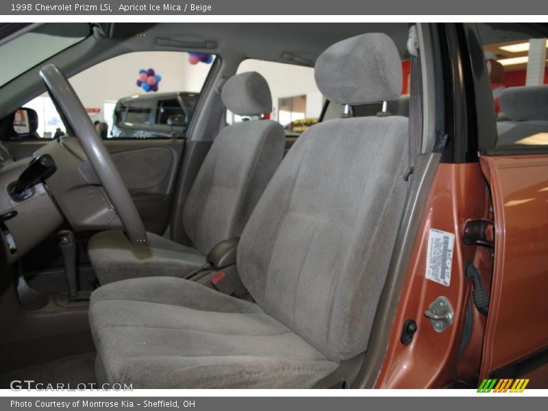 Apricot Ice Mica / Beige 1998 Chevrolet Prizm LSi