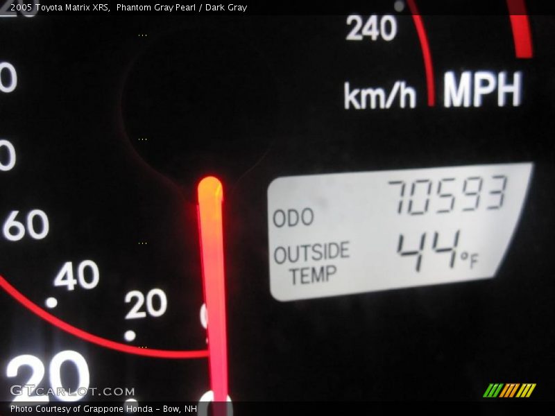 Phantom Gray Pearl / Dark Gray 2005 Toyota Matrix XRS
