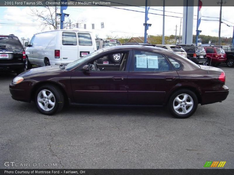 Chestnut Metallic / Medium Parchment 2001 Ford Taurus SES