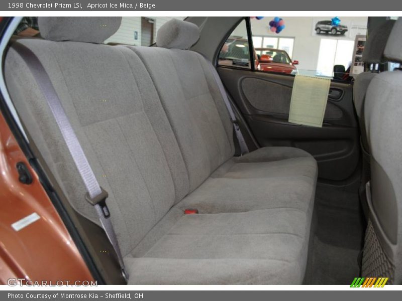 Apricot Ice Mica / Beige 1998 Chevrolet Prizm LSi