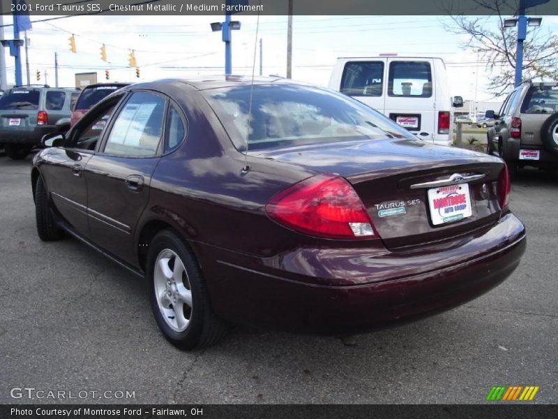 Chestnut Metallic / Medium Parchment 2001 Ford Taurus SES