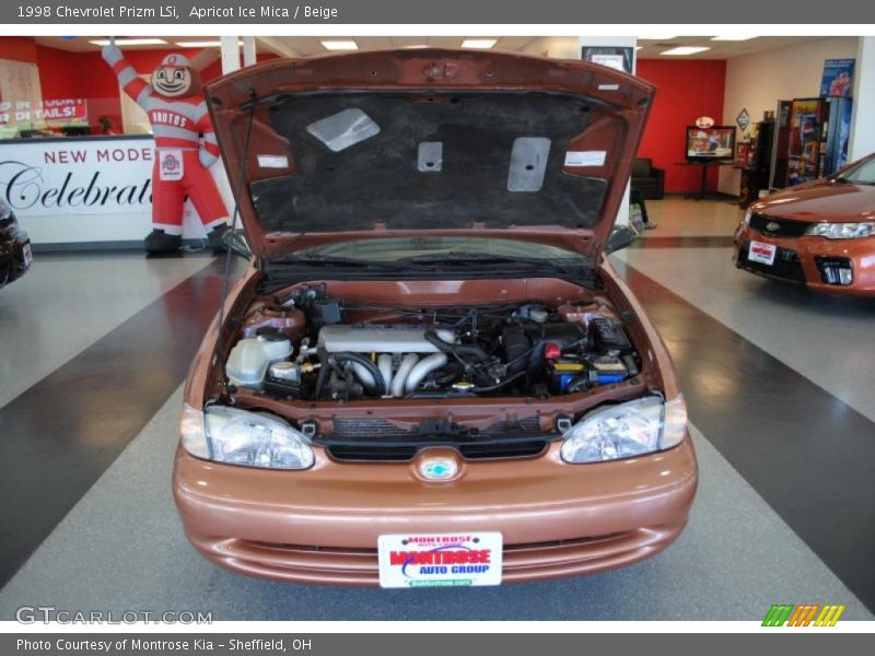 Apricot Ice Mica / Beige 1998 Chevrolet Prizm LSi