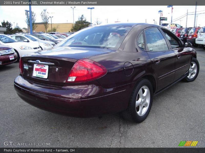 Chestnut Metallic / Medium Parchment 2001 Ford Taurus SES