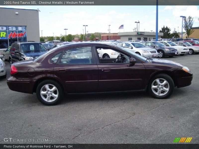 Chestnut Metallic / Medium Parchment 2001 Ford Taurus SES