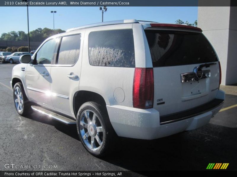 White Diamond / Cashmere/Cocoa 2010 Cadillac Escalade Luxury AWD