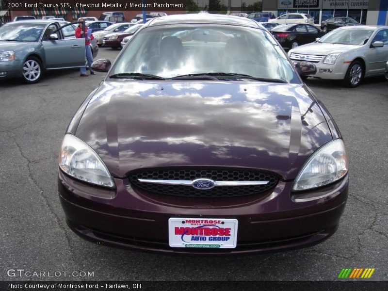 Chestnut Metallic / Medium Parchment 2001 Ford Taurus SES