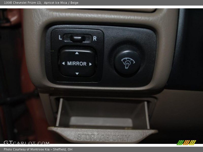 Apricot Ice Mica / Beige 1998 Chevrolet Prizm LSi