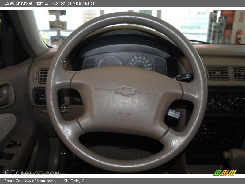 Apricot Ice Mica / Beige 1998 Chevrolet Prizm LSi