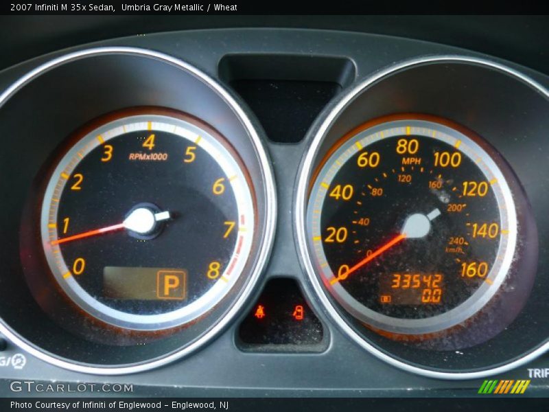 Umbria Gray Metallic / Wheat 2007 Infiniti M 35x Sedan