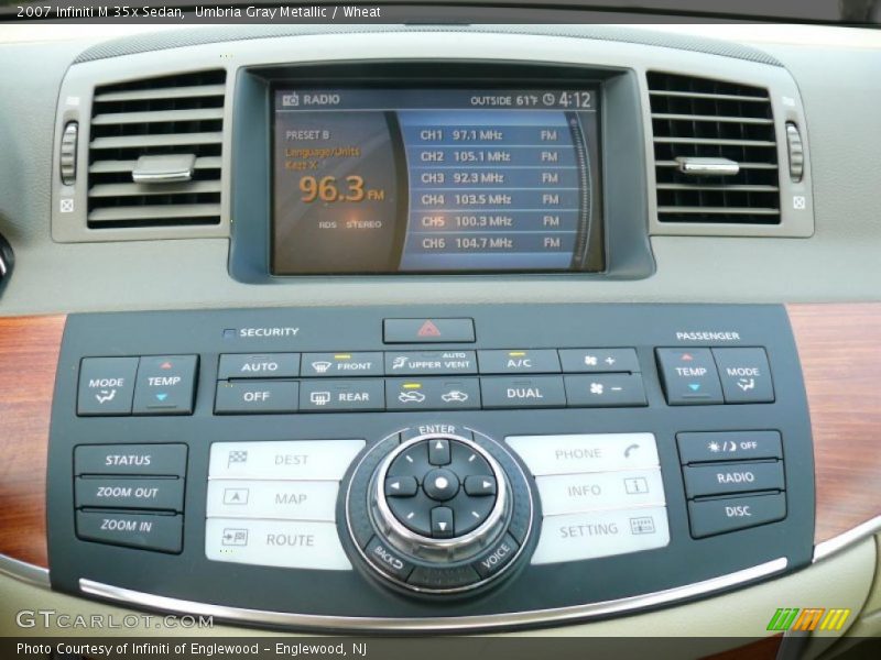 Umbria Gray Metallic / Wheat 2007 Infiniti M 35x Sedan