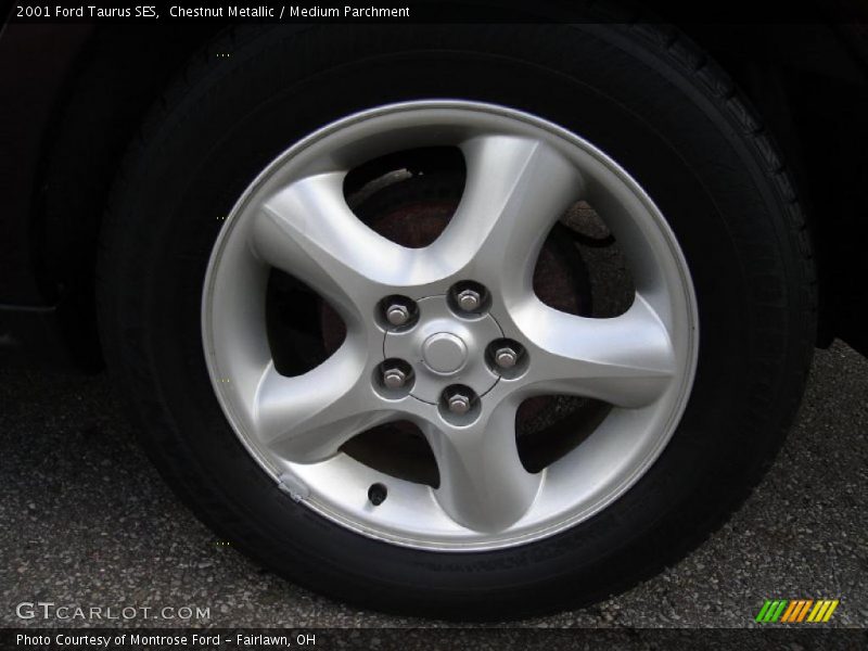 Chestnut Metallic / Medium Parchment 2001 Ford Taurus SES