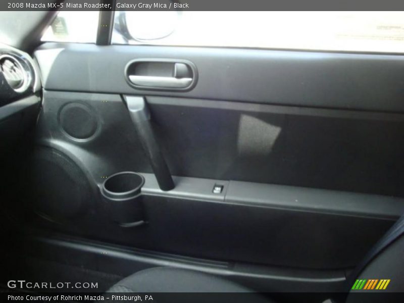Galaxy Gray Mica / Black 2008 Mazda MX-5 Miata Roadster