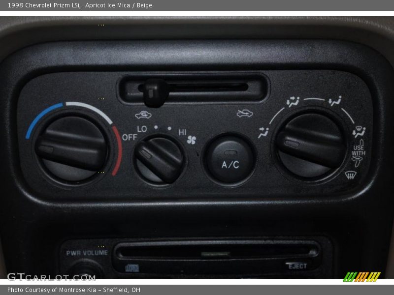 Apricot Ice Mica / Beige 1998 Chevrolet Prizm LSi