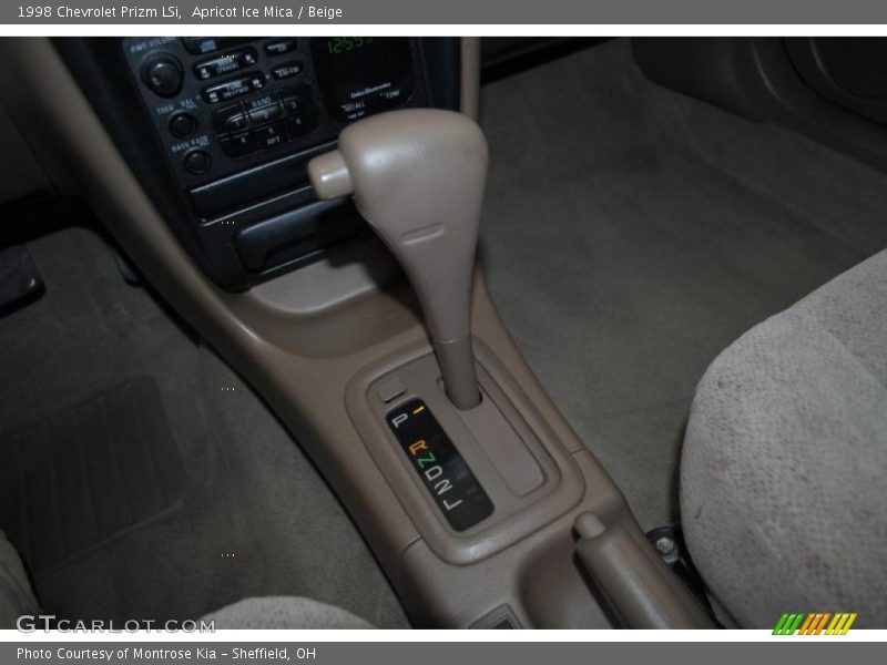 Apricot Ice Mica / Beige 1998 Chevrolet Prizm LSi