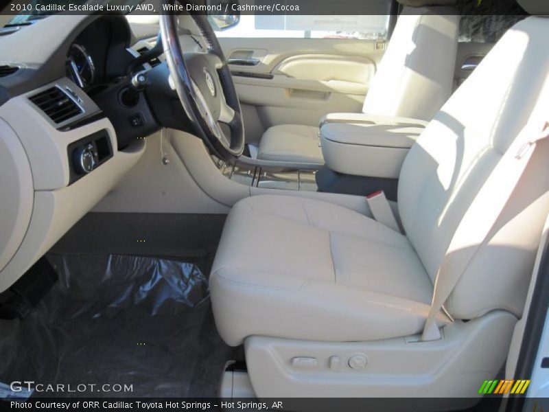White Diamond / Cashmere/Cocoa 2010 Cadillac Escalade Luxury AWD