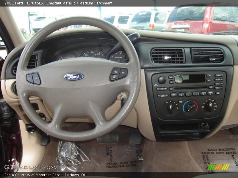 Chestnut Metallic / Medium Parchment 2001 Ford Taurus SES