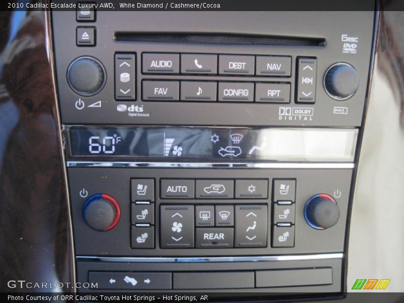 White Diamond / Cashmere/Cocoa 2010 Cadillac Escalade Luxury AWD