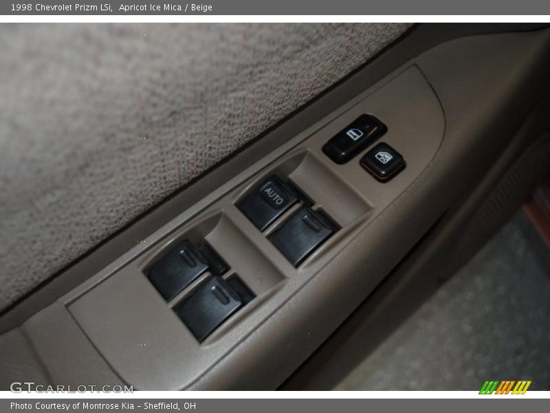Apricot Ice Mica / Beige 1998 Chevrolet Prizm LSi