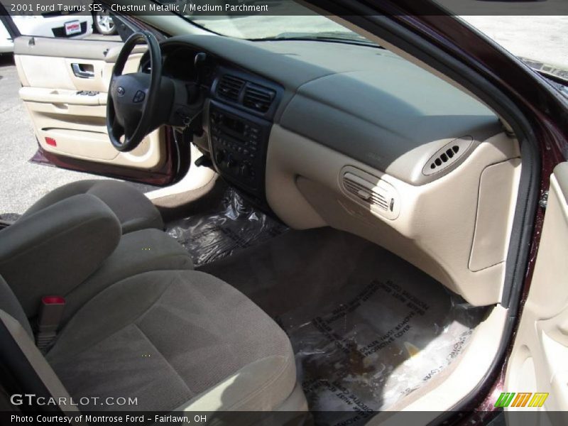 Chestnut Metallic / Medium Parchment 2001 Ford Taurus SES