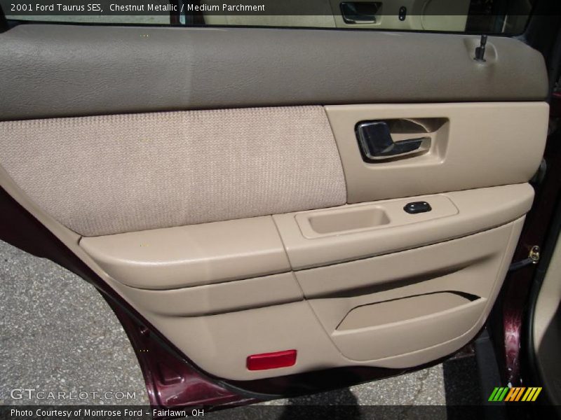 Chestnut Metallic / Medium Parchment 2001 Ford Taurus SES