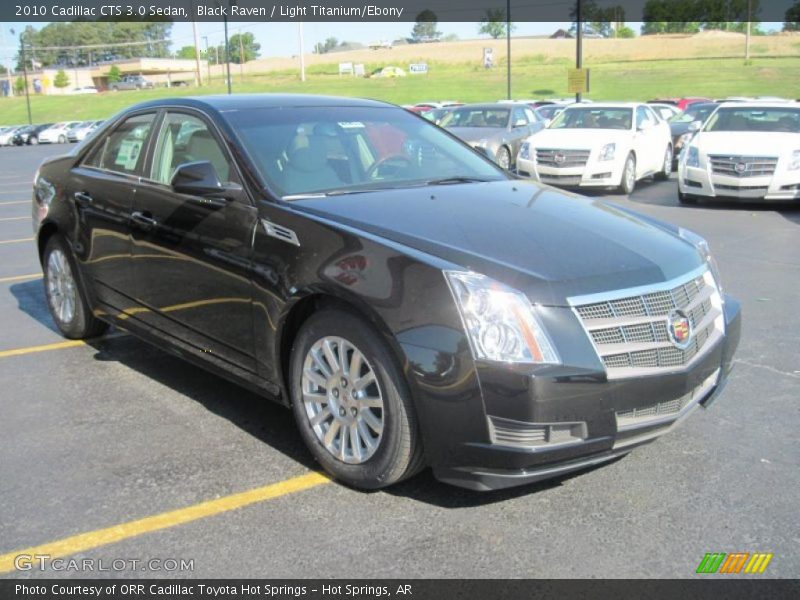 Black Raven / Light Titanium/Ebony 2010 Cadillac CTS 3.0 Sedan