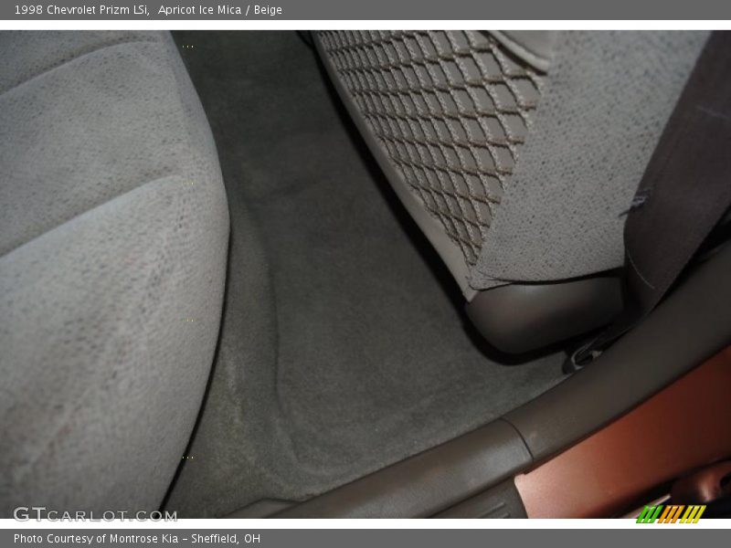 Apricot Ice Mica / Beige 1998 Chevrolet Prizm LSi