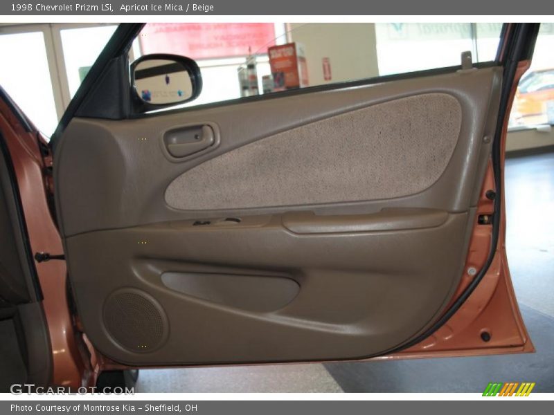 Apricot Ice Mica / Beige 1998 Chevrolet Prizm LSi