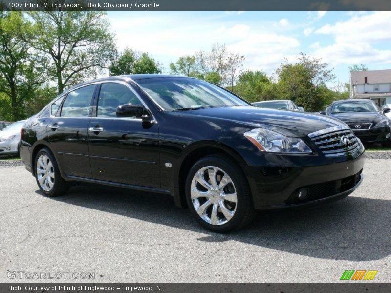 Black Obsidian / Graphite 2007 Infiniti M 35x Sedan