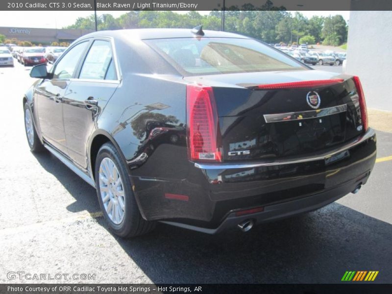 Black Raven / Light Titanium/Ebony 2010 Cadillac CTS 3.0 Sedan