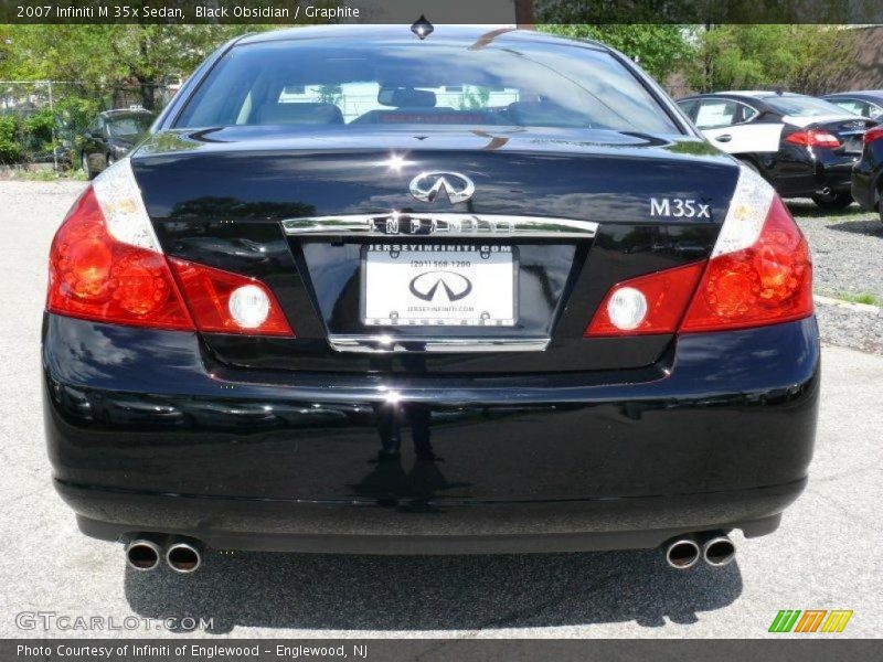Black Obsidian / Graphite 2007 Infiniti M 35x Sedan