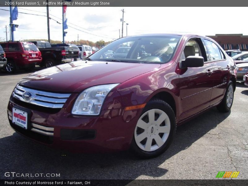 Redfire Metallic / Medium Light Stone 2006 Ford Fusion S