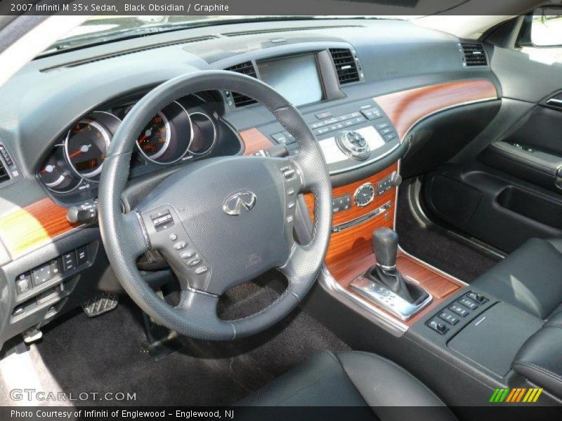Black Obsidian / Graphite 2007 Infiniti M 35x Sedan