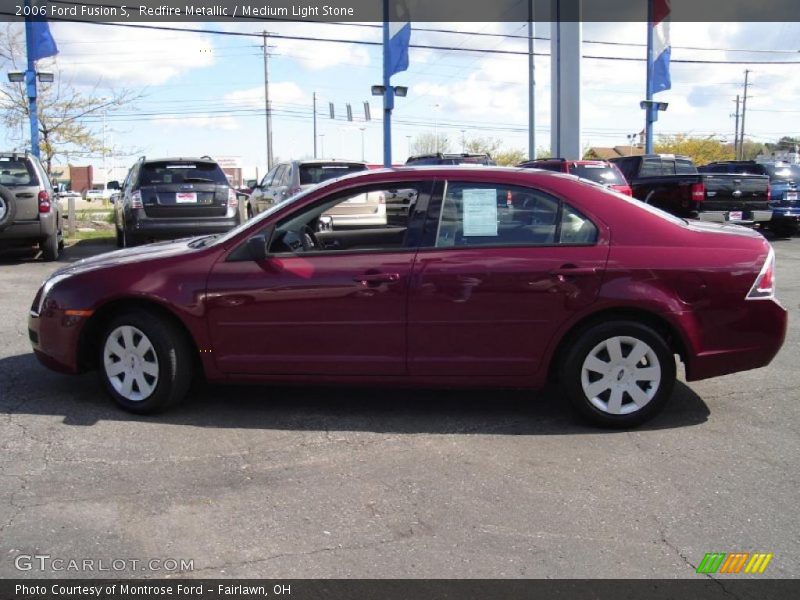 Redfire Metallic / Medium Light Stone 2006 Ford Fusion S