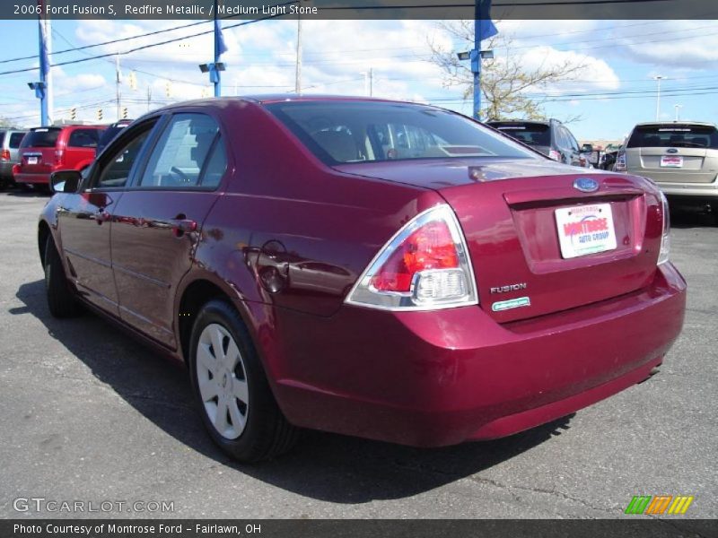 Redfire Metallic / Medium Light Stone 2006 Ford Fusion S