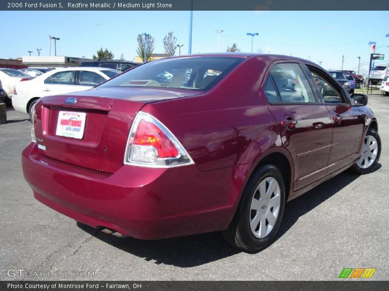 Redfire Metallic / Medium Light Stone 2006 Ford Fusion S