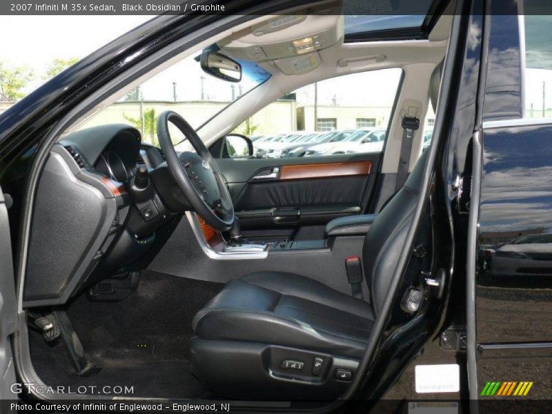 Black Obsidian / Graphite 2007 Infiniti M 35x Sedan