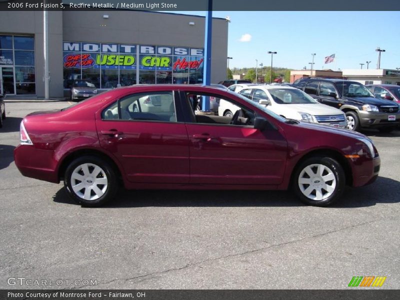 Redfire Metallic / Medium Light Stone 2006 Ford Fusion S