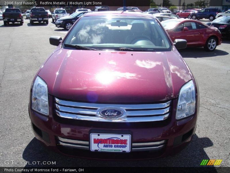Redfire Metallic / Medium Light Stone 2006 Ford Fusion S