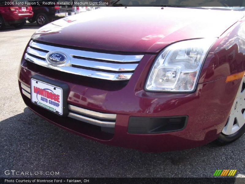 Redfire Metallic / Medium Light Stone 2006 Ford Fusion S