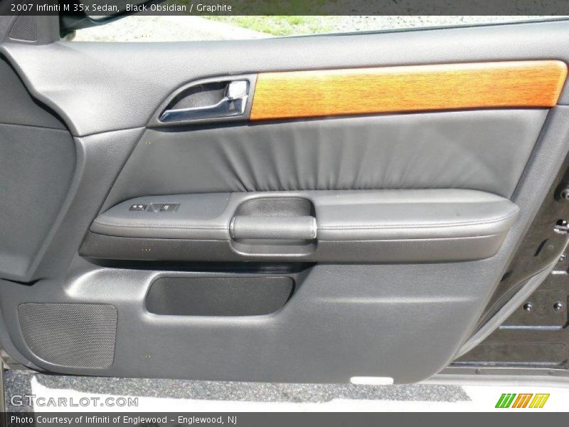 Black Obsidian / Graphite 2007 Infiniti M 35x Sedan
