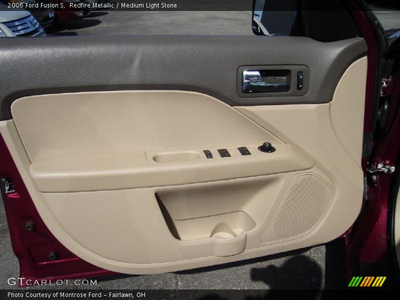 Redfire Metallic / Medium Light Stone 2006 Ford Fusion S