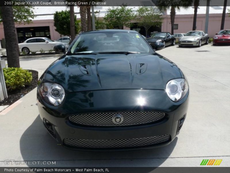 British Racing Green / Charcoal 2007 Jaguar XK XKR Coupe