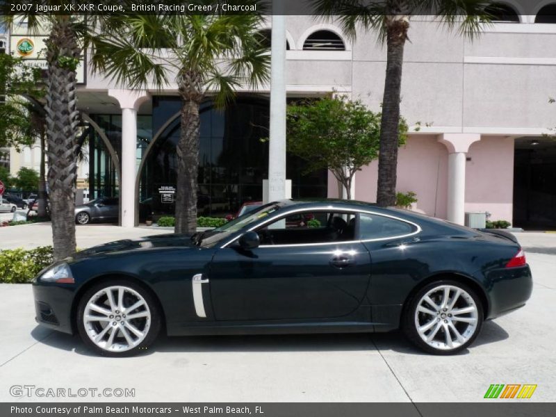 British Racing Green / Charcoal 2007 Jaguar XK XKR Coupe