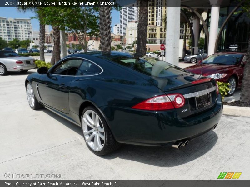 British Racing Green / Charcoal 2007 Jaguar XK XKR Coupe