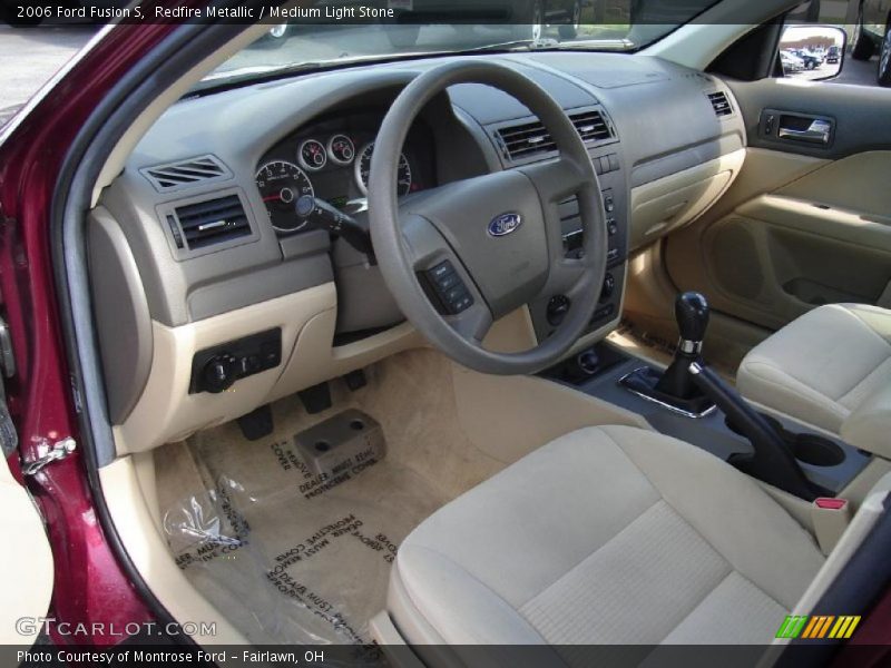 Redfire Metallic / Medium Light Stone 2006 Ford Fusion S