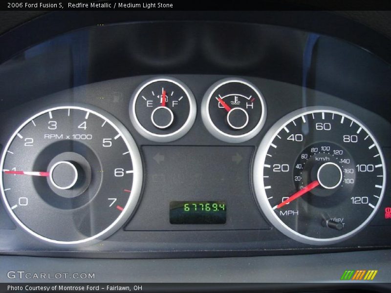 Redfire Metallic / Medium Light Stone 2006 Ford Fusion S